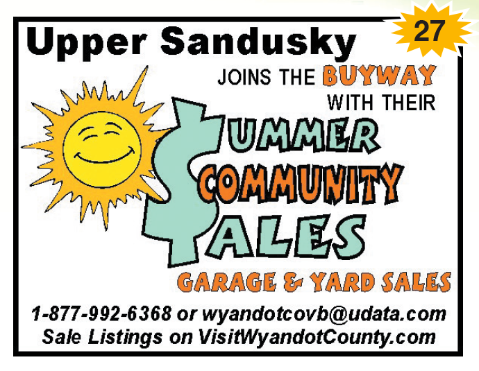 Shop the BuyWay Upper Sandusky Summer Community Garage & Yard Sales